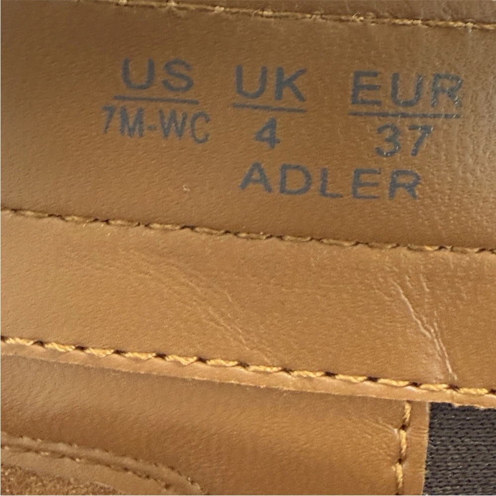 ❌ SOLD ❌ Naturalizer Adler Wide Calf Boots Tan Women’s size 7M - Picture 6 of 7